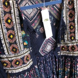 Embellished Bohemian “Jacket” NWT size XS